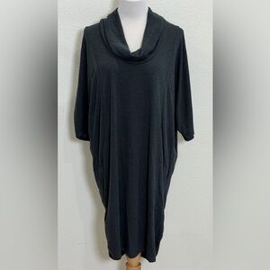 NEW Love Delirious of LA Cowl Neck Tunic Dress Plus Size 3X Ruched Lagenlook